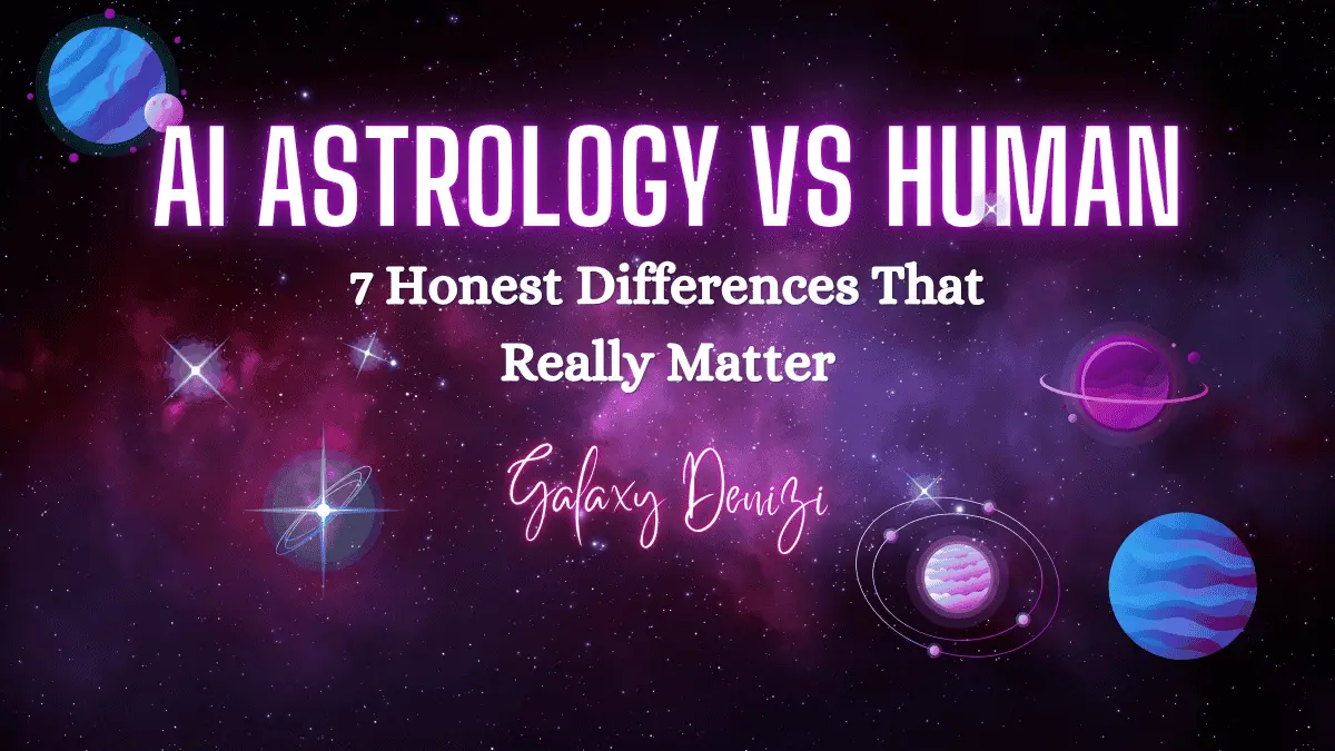 AI astrology vs human astrologer