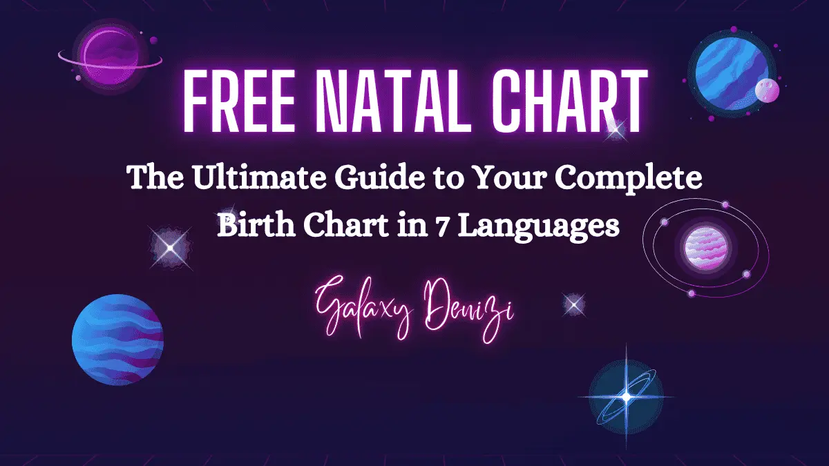 Free natal chart calculator