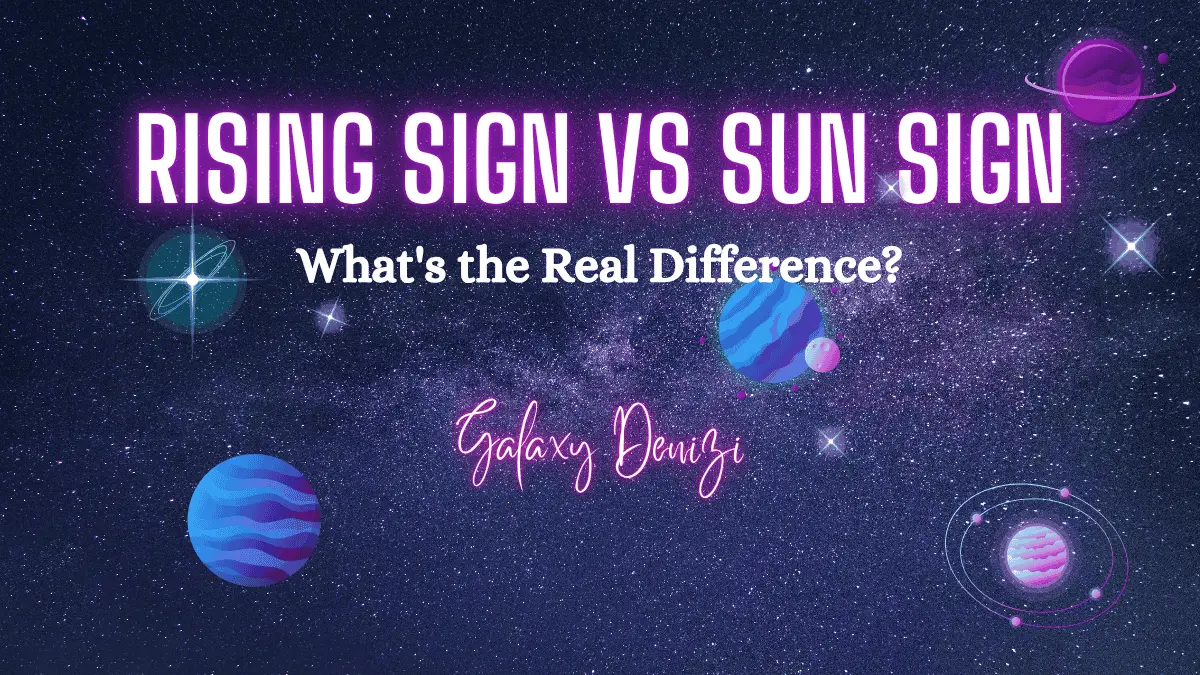 Rising sign vs sun sign